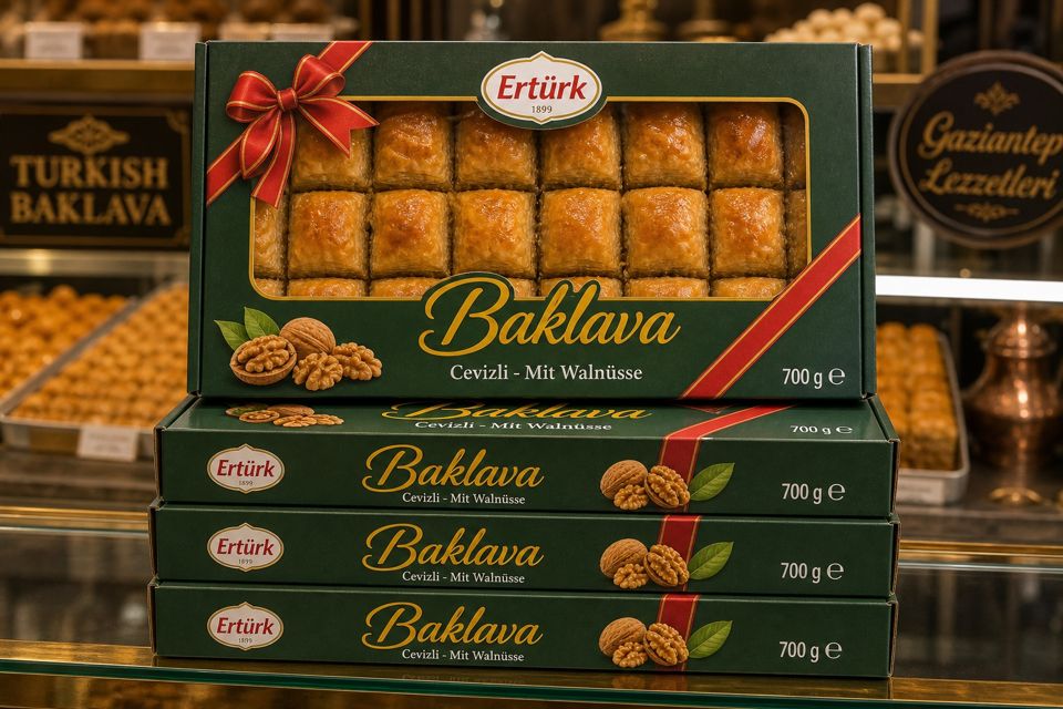 Baklava im Karton